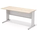 Стол прямой на металлокаркасе