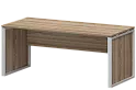 Стол руководителя (металлик, белый, антрацит)