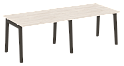 Стол переговорный, опоры - массив дерева
